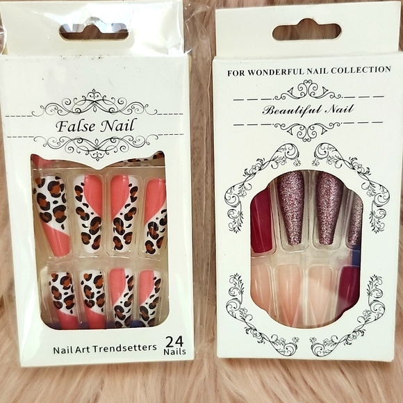 BOGO SALE!! Brand New BEAUTIFUL NAIL False Nails-XL - Picture 1 of 4